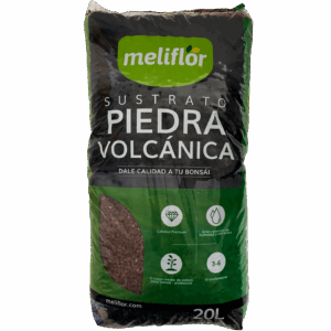 Sustrato Meliflor para Bonsai Roca Volcánica (Puzolana Roja Cribada) 20L