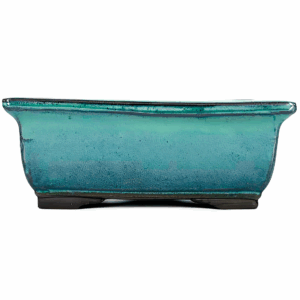 Tiesto Esmaltado Rectangular Verde 25 x 18 x 10 cm