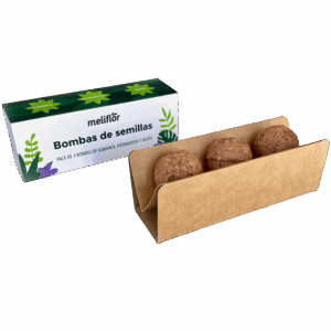 Meliflor Bombas de Semillas (Albahaca, Hierbabuena y Menta)