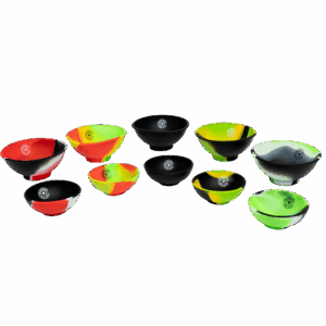 Cuenco Silicona Qnubu Colorado Multicolor (10Und)