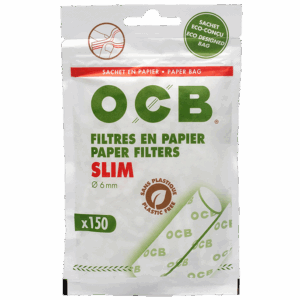 Boquillas Organicas OCB de Filtro 6mm (150x10 Bolsas)
