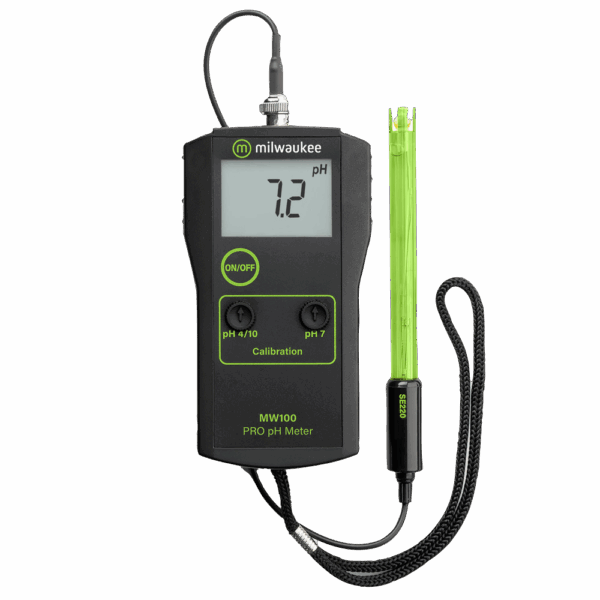 Milwaukee Medidor PH Portatil + Sonda 0.1 (MW100)