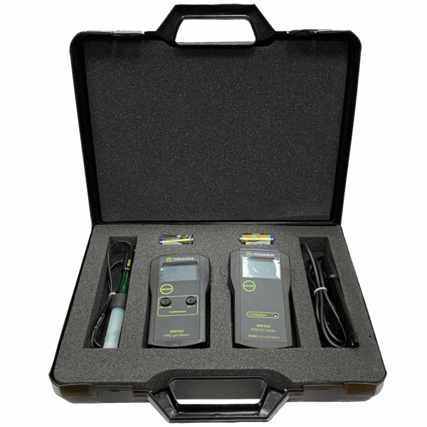 Milwaukee Maletin PH + EC (Medidores Portatiles MW100-MW302 + Sondas)