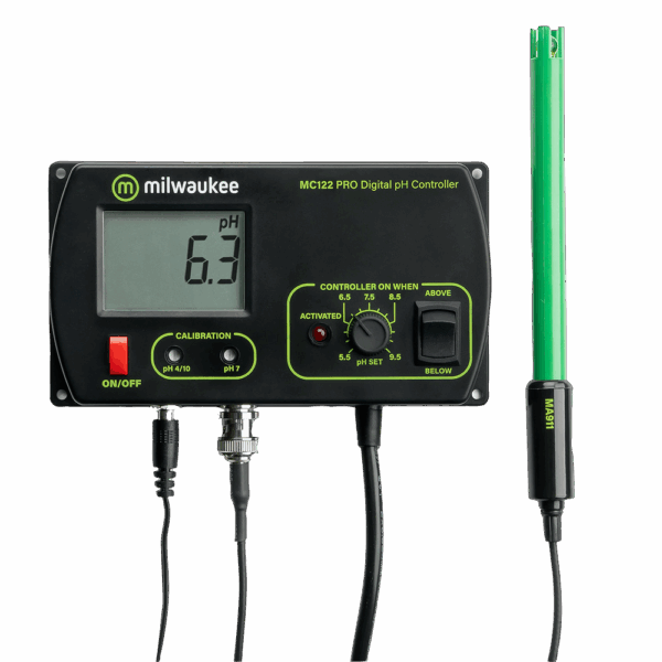 Controlador de PH MC122 (sin Bomba) Rango 0,0 a 14,0 pH