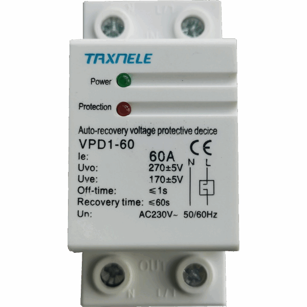 Protección Sobretensiones 60A DIN 170 270V