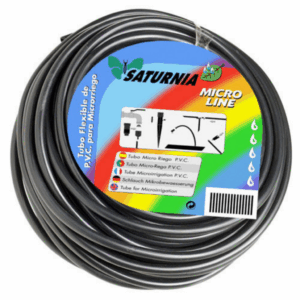 Microtubo Flexible de PVC para Bomba de Aire 4mm (Rollo 10m)