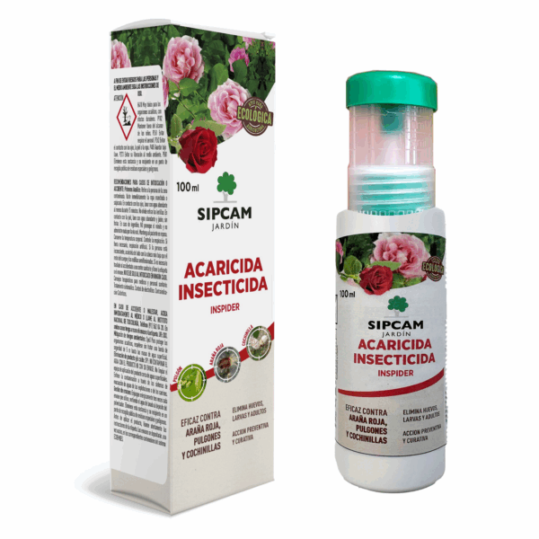 Sipcam Jardín Inspider (Acaricida Insecticida Concentrado) (Aceite de Colza+Piretrinas) 100ml