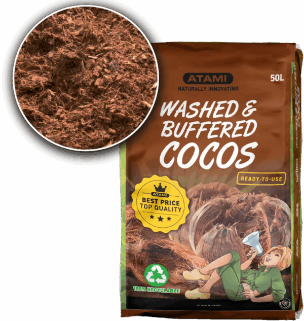 Atami Washed & Buffered Cocos 50L
