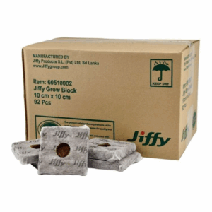 Jiffy Grow Block 100x100x65mm (Caja 92Und)
