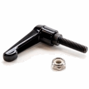 Manivela Negra con Tuerca 1/4-20X1X1-5/8 para Peladora Twister T4